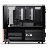 Case JONSBO V12 Black – M-ATX/ ITX| GPU 260mm| Kính 270°